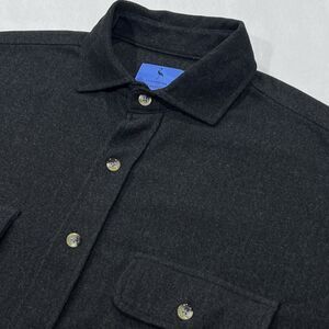 Tailorbyrd The Sweatershirt Men Button Up Long‎ Sleeve Flannel Shirt Size Medium